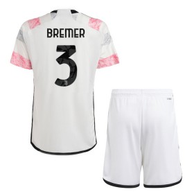 Juventus Bremer 3 Børn Udebane 2023-24 - Fodboldtrøjer (S/S)